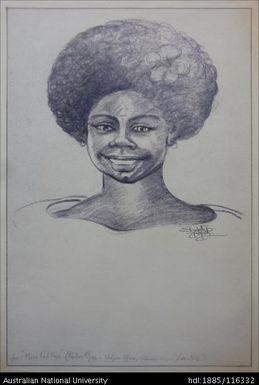 "Miss Red Cross" (Pauline Piyap, Welfare Officer, Administration, Lae, N.G.) [2]