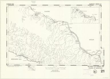 Milinch of ... : fourmil of ... (21 - Fourmil of Namatanai - Milinch of Konos NW)