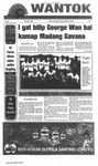 Wantok Niuspepa--Issue No. 1385 (January 11, 2001)