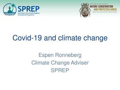 Covid-19 and climate change