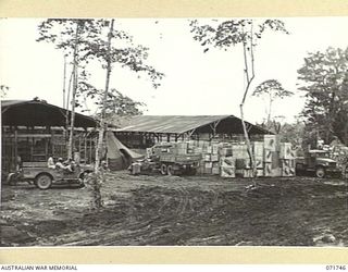 LAE, NEW GUINEA, 1944-03-26. THE STOREROOM AND SUPPLY STORE OF THE 337TH UNITED STATES ORDNANCE DEPOT