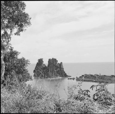 Brooding Hen rock formation, Hienghène Bay, New Caledonia, 1969 / Michael Terry