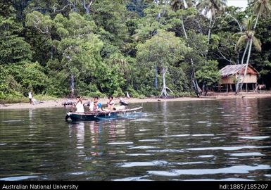 Canoes at Pwanapwana