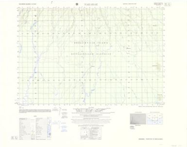 Solomon Islands 1:50,000: Nakarae (6937-IV)