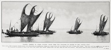 Trading vessels of other waters; boats used for purposes of barter in the Papuan Gulf