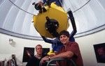 Students at the Keck Observatory in Hawaii.