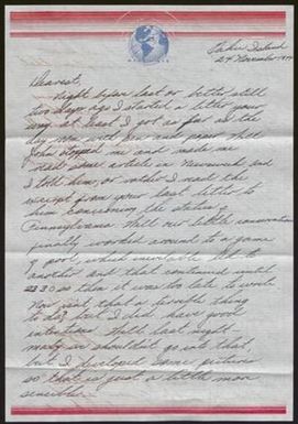 [Letter from James Patrick to Mary Jean Ross - November 24, 1944]