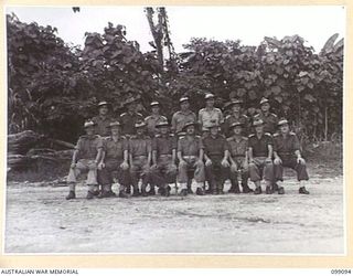 TOROKINA, BOUGAINVILLE. 1945-11-25. OFFICERS OF SIGNALS, 3 DIVISION