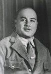 Portrait of Rev. Maruhi, the Protestant chaplain of the Pacific battalion (Tahitian contingent)