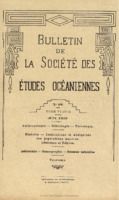 Bulletin de la Société des Études Océaniennes numéro 66