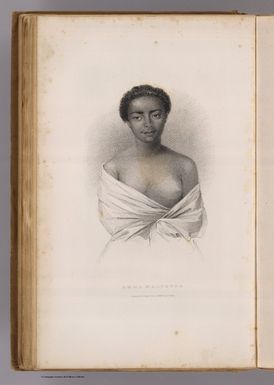 Emma Malietoa. Engraved by F. Halpin, from a sketch by A.T. Agate. (Philadelphia: Lea & Blanchard. 1845)