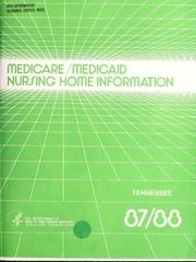 Medicare/Medicaid nursing home information, 1987-1988