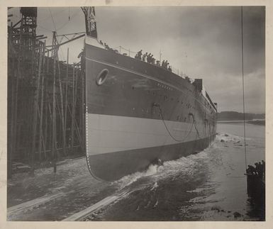 John Brown & Company Ltd. Photo Department (Clydebank, Scotland) :Launching of the RMS Niagara, Clydebank, 17th August 1912