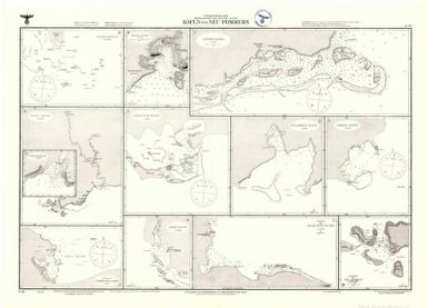 [German nautical charts of German New Guinea, Micronesia, Samoa and Kiautschou]: S-Stiller Ozean. Bismarck Archipel. Häfen von Neu-Pommern. (Sheet 482)