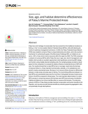 Size, age, and habitat determine effectiveness of Palau's marine protected areas.