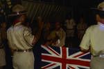 New scout joining the troop, Port Moresby, [Papua New Guinea, 1962?]