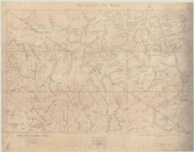 Lands Dept. fourmil series (Wau)