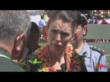 TP+ Jacinda Ardern in Tonga