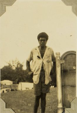 Jimmy C Wagga of the SS Tofua, 1928