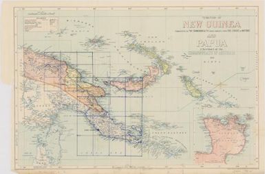 Territory of New Guinea administered by the Commonwealth under mandate from the League of Nations and Papua, a territory of the Commonwealth of Australia 1934 / compiled and drawn by Property and Survey Branch, Dept. of the Interior