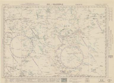 Australian aeronautical map: Kalgoorlie (Sheet H4)