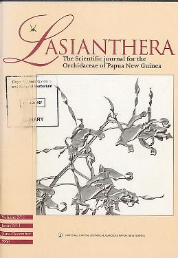 Lasianthera: The scientific journal for the Orchidaceae of Papua New Guinea
