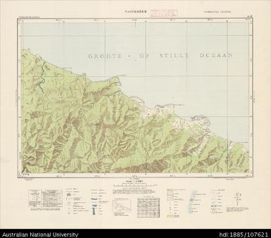 Indonesia, Western New Guinea, Saoekorem, Series: Nederlands-Nieuw-Guinea, Sheet 6-H, 1956, 1:100 000