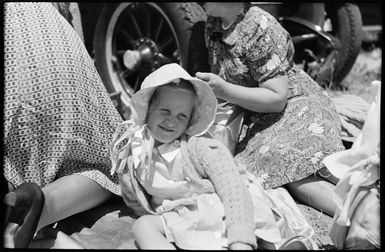 Hare and McKerrow families on a Wellington beach