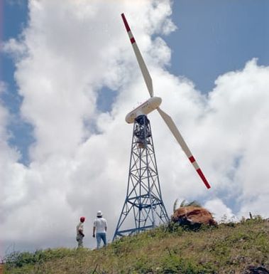 MOD-0A4 WIND TURBINE SITE IN HAWAII