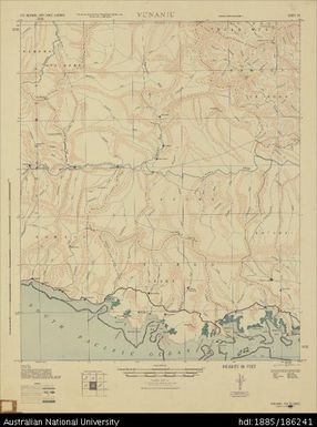 Fiji, Viti Levu, Vunaniu, Series: X751, Sheet 65, 1943, 1:62 500