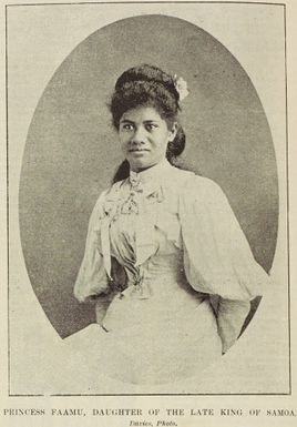 Princess Faamu, daughter of the late King of Samoa