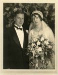 Wedding photo of Randolph and Florence Crossley