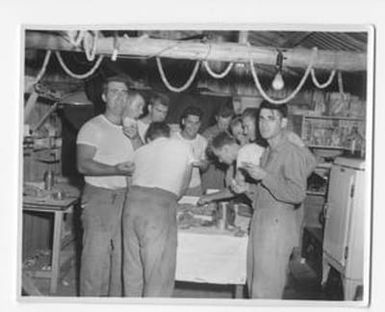 [Soldiers Chow Down in Mess Tent, #1]