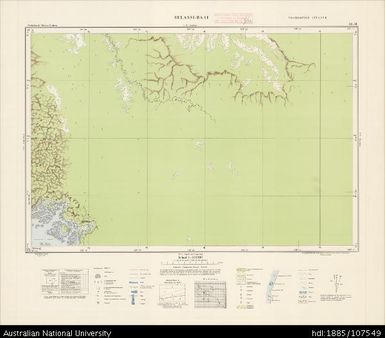 Indonesia, Western New Guinea, Selassi-Baai, Series: Nederlands-Nieuw-Guinea, Sheet 14-H, 1957, 1:100 000
