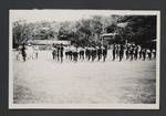 Royal Papua and New Guinea Constabulary band inspection by Colonel JK Murray, Papua New Guinea, c1945 to 1952?