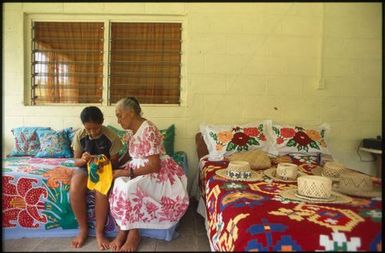 Mareta Matamua and great-grandaughter Nastashjia