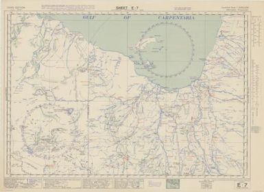 Australian aeronautical map (Sheet E7)