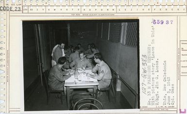 Photograph of Marines in New Caledonia - Fanchone Returns