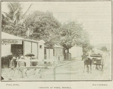 Convicts at work, Noumea