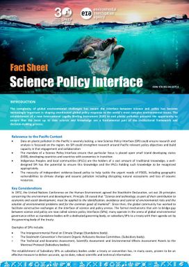 Science Policy Interface - Factsheet