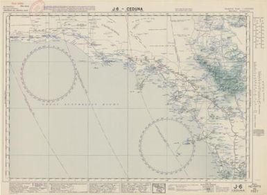 Australian aeronautical map: Ceduna (Sheet J6)