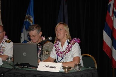 [Assignment: 48-DPA-09-29-08_SOI_K_Isl_Conf_PM] Insular Areas Health Summit [("The Future of Health Care in the Insular Areas: A Leaders Summit") at the Marriott Hotel in] Honolulu, Hawaii, where Interior Secretary Dirk Kempthorne [joined senior federal health officials and leaders of the U.S. territories and freely associated states to discuss strategies and initiatives for advancing health care in those communities.] [48-DPA-09-29-08_SOI_K_Isl_Conf_PM_DOI_0746.JPG]