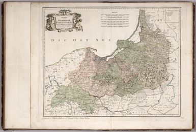 Karte von Koenigreiche Perussen. Nach Suchodolez und Endersch. Neu verzeichnet herausgegeben von Franz Joh. Jos. Von Reilly. Zu finden im von Reilly'schen Landkarten und Kunstwerke Verschleiss Komptoir. Wien, 1796. Gestochen von Anton Benedicti. (to accompany) Grosser Deutscher Atlas.