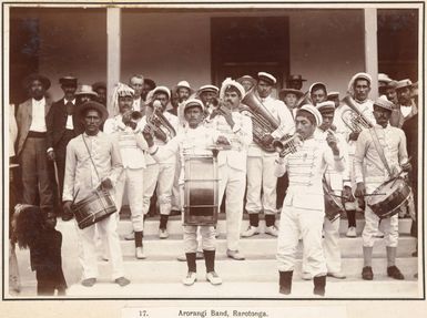 Arorangi Brass Band, Rarotonga, 1903