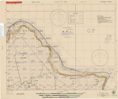 Island of Guam: Ritidian Point - Special Air and Gunnery Target Map