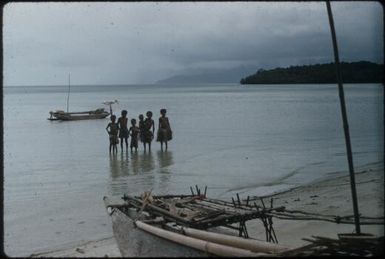 On the beach : Bwalalea village, D'Entrecasteaux Islands, Papua New Guinea, 1956-1958 / Terence and Margaret Spencer