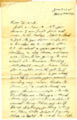 Smith letter from Henry Al Cain, 3 Jun 1945
