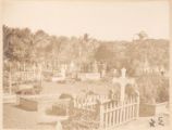 "Fire Three Volleys" Scene in Catholic Cemetery. Burial Soldier 27th Infty. Honolulu, HI