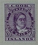 Stamp: Cook Islands One and a Half Pence