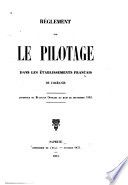 Réglement sur le pilotage dans les établissements français de l'océanie